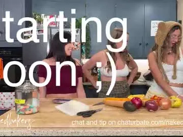 nakedbakers — Take tops off!  (goal 1 of 8) [1500 tokens left] Naked Dinner Party - Cottage Pie!