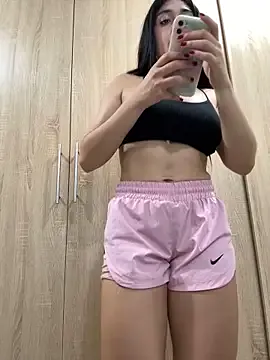 LaanaCooper — Jump without short on your face